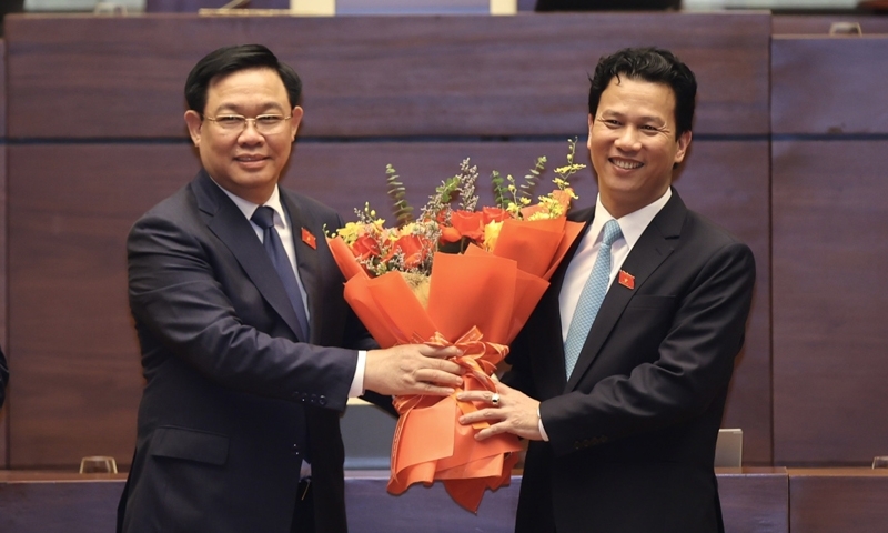 Quốc hội phê chuẩn bổ nhiệm ông Đặng Quốc Khánh giữ chức Bộ trưởng Bộ Tài nguyên và Môi trường