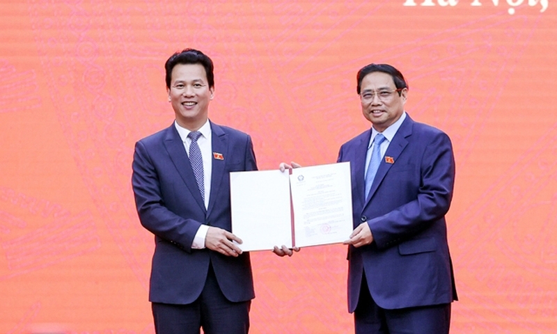Thủ tướng Phạm Minh Chính trao Quyết định bổ nhiệm Bộ trưởng Bộ Tài nguyên và Môi trường