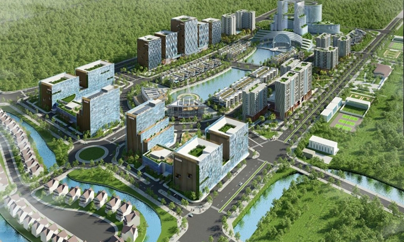 Hà Nội: Điều chỉnh cục bộ Khu đô thị Công viên công nghệ phần mềm
