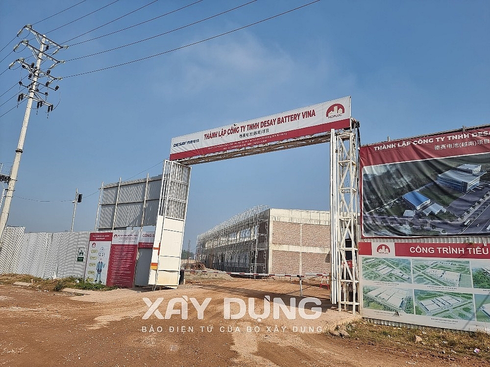 Bắc Giang: Xây dựng hàng loạt công trình không phép, Công ty Desay Battery Vina bị xử phạt