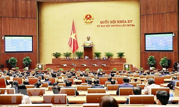 Quốc hội thông qua Nghị quyết về việc miễn nhiệm chức vụ Chủ tịch nước đối với ông Nguyễn Xuân Phúc