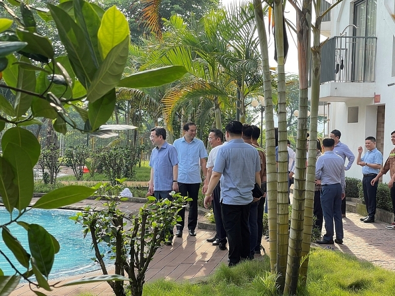 Bộ trưởng Bộ Xây dựng Nguyễn Thanh Nghị kiểm tra dự án nhà ở xã hội tại Lào Cai