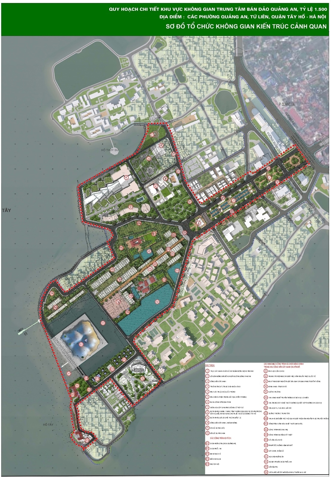 Hà Nội lập quy hoạch chi tiết trung tâm bán đảo Quảng An