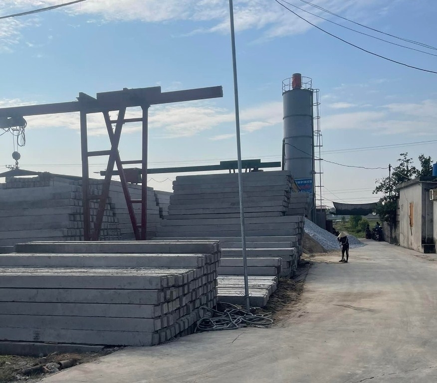 Gia Lộc (Hải Dương): Trạm trộn bê tông xây trên đất thổ cư
