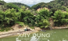 Khánh Hòa: Rút ruột dòng sông Cái, “cát lậu” ung dung về phố