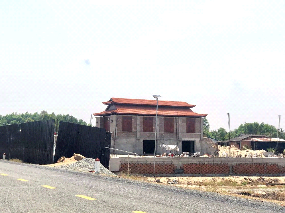 thanh tra bo xay dung de nghi long an xu ly cong trinh khung khong phep