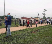 bac giang vu viec nem chat ban tai khu do thi dinh tram sen ho la hanh vi vi pham phap luat