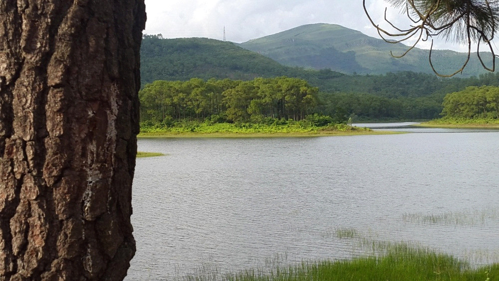 ho yen trung quang ninh buc tranh ve lai