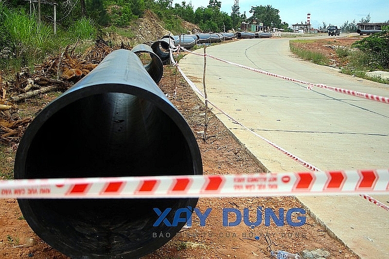 Quảng Ngãi: Nhà máy Bột - Giấy VNT19 đã tự ý thi công đường ống xả thải