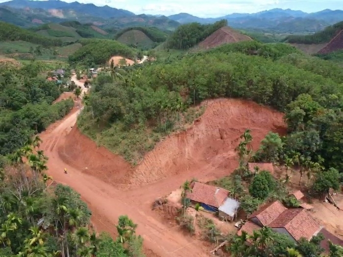 quang ngai cong ty truong thanh ngang nhien khai thac dat trai phep