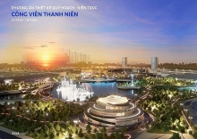 da nang cong bo tuyen chon phuong an thiet ke quy hoach kien truc cong vien thanh nien