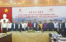 Bộ Xây dựng và Hà Giang ký kết hợp tác trong lĩnh vực quy hoạch phát triển nông thôn và đô thị