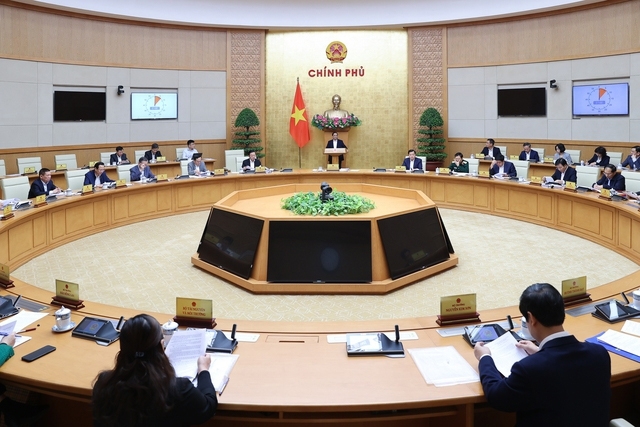 Thủ tướng chủ trì phiên họp Chính phủ chuyên đề xây dựng pháp luật