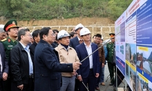 Thủ tướng Chính phủ Phạm Minh Chính kiểm tra Dự án thành phần Mai Sơn - Quốc lộ 45