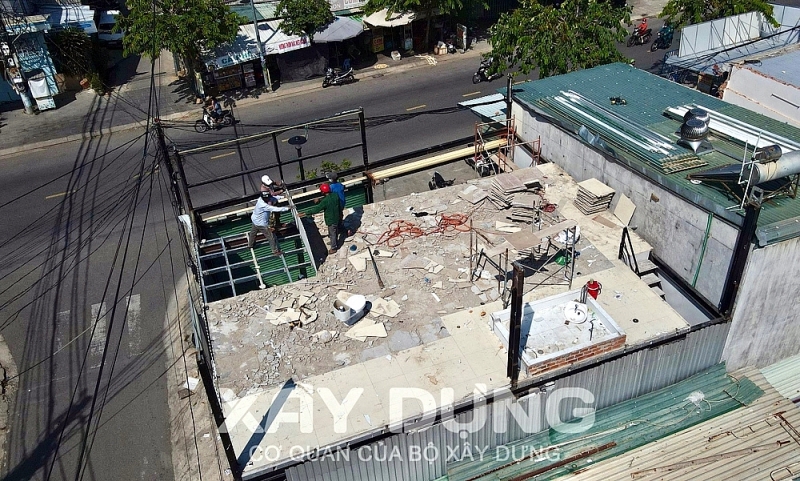 Nha Trang: Cưỡng chế 20 công trình xây dựng không phép tại phường Phước Long