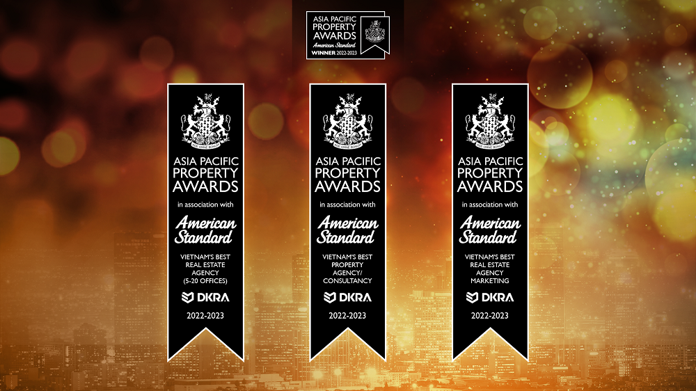 DKRA Vietnam “bội thu” 3 giải thưởng danh giá tại Asia Pacific Property Awards 2022
