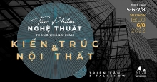 Tác phẩm nghệ thuật trong không gian kiến trúc và nội thất