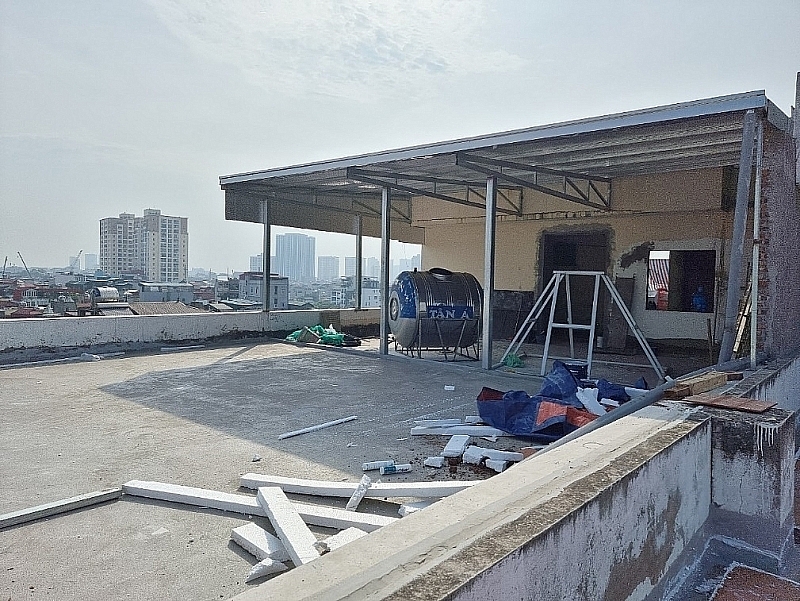 Hai Bà Trưng (Hà Nội): Cần xử lý dứt điểm những vi phạm tại công trình cải tạo, sửa chữa không phép số 383+385 phố Vọng
